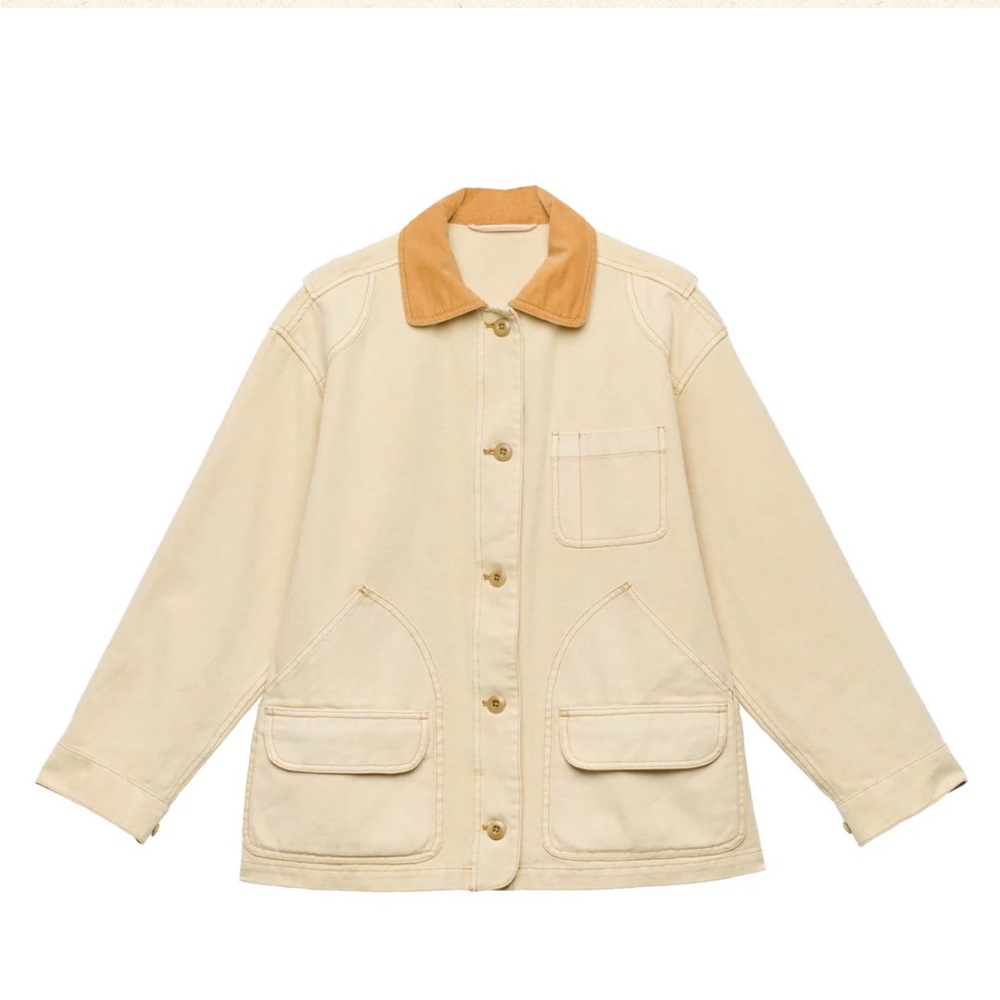 SOLD OUT DÔEN Pascual Barn Jacket, Straw, Medium